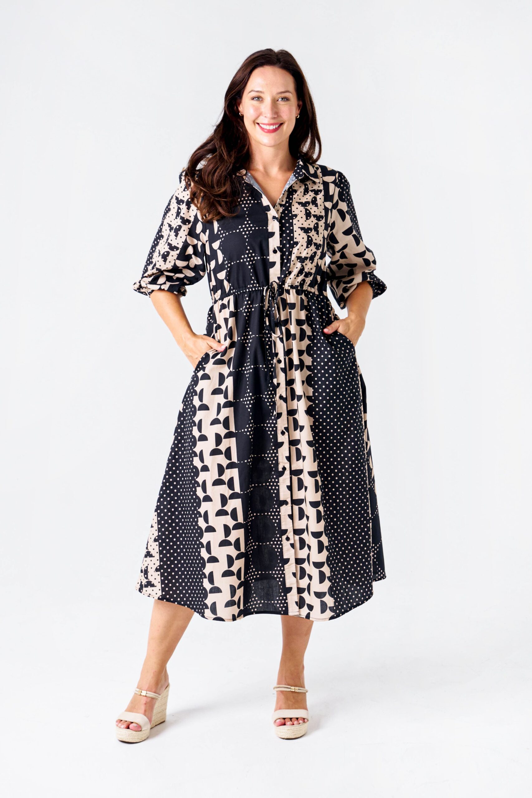 wholesale clothes - 01/07/2024 - Polka Midi Dress