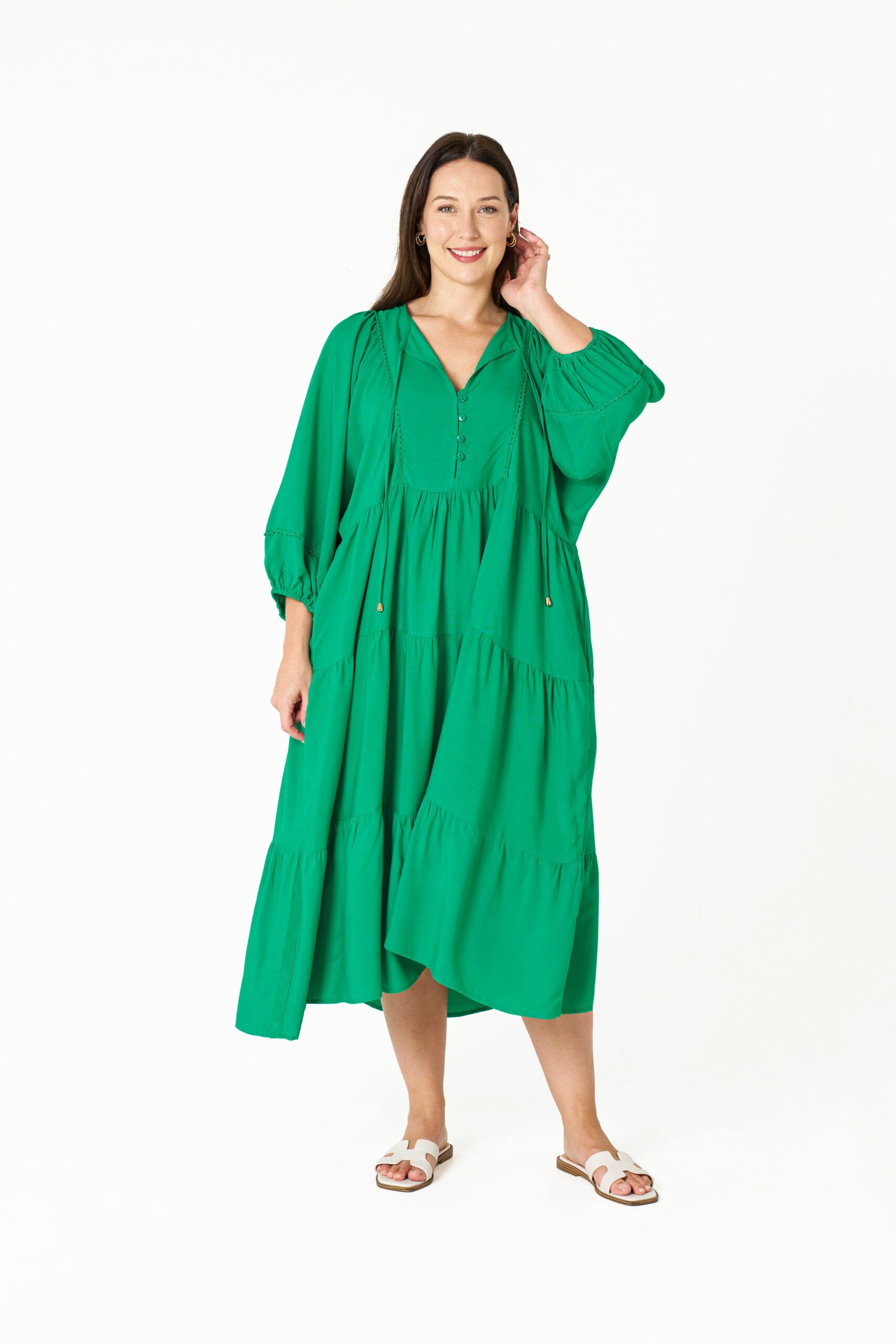 green emerald velvet dress Tina Holly Couture TE720 Peacock Emerald Green Satin Asymmetrical Stra main image 0